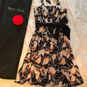Silk White House Black Market Cocktail Dress